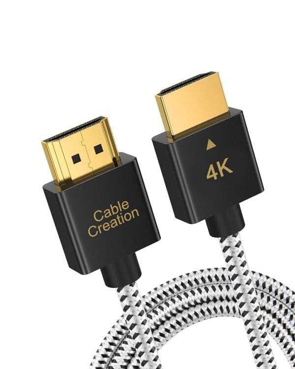 CableCreation Ultra Thin 4K HDMI Cable – High-Speed Slim Low-Profile Male-to-Male HDMI Cord (3.3ft/6ft) - Image 4