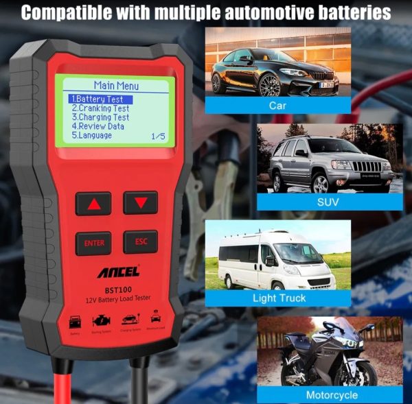 Buy ANCEL BST100 Battery Tester – Reliable & Smart Tool - Image 3