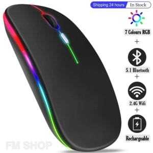 Rechargeable Wireless RGB Gaming Mouse
