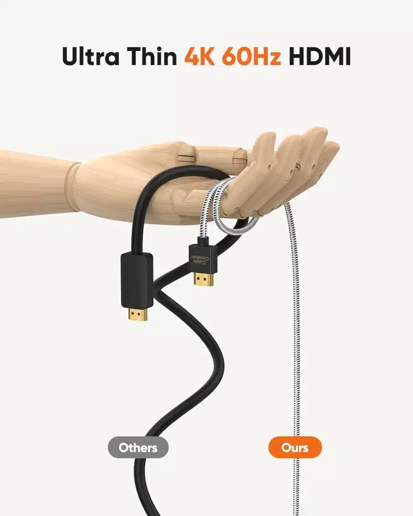 CableCreation Ultra Thin 4K HDMI Cable