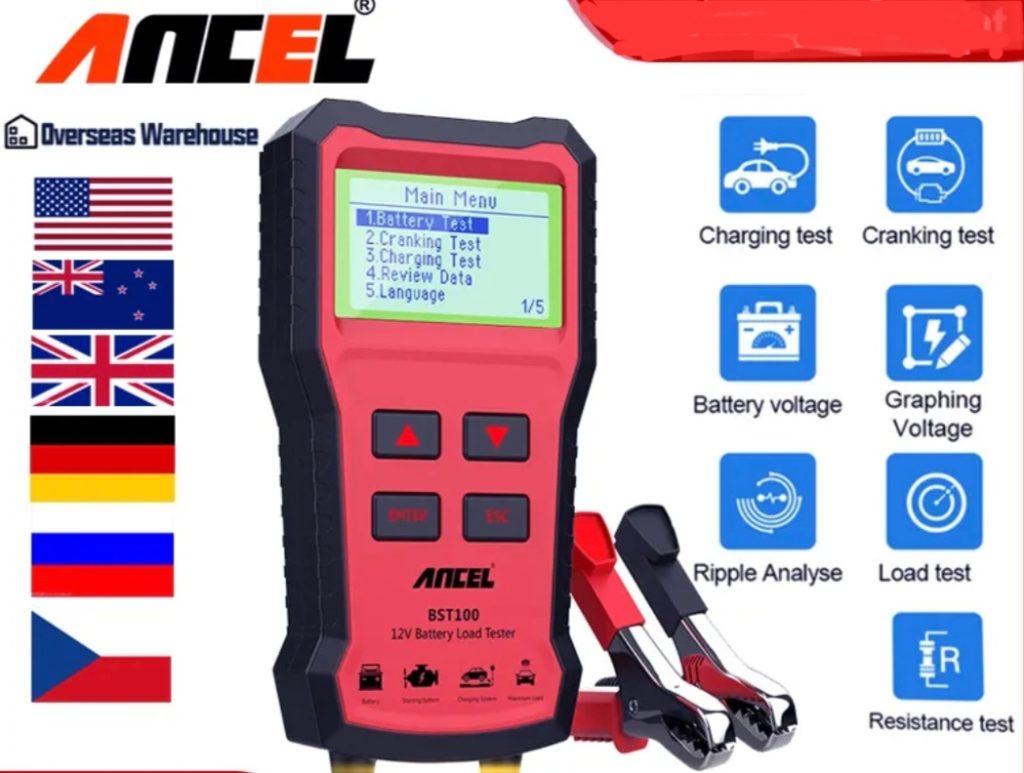 ANCEL BST100 Battery Tester